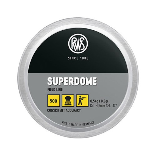 Кульки RWS SuperDome 0,54 г, 500 шт., кал. 4,5 мм