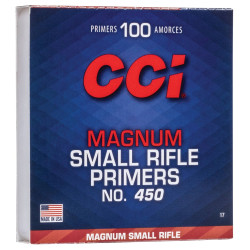 Капсюль CCI 450 Mag Small Rifle Primer, 100 шт/50 уп (223 Rem, 308 Palma)