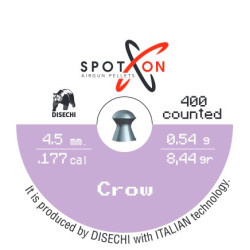 Кулі пневматичні Spoton Crow кал. 4,5 мм, 0,54 г (400 шт/уп)