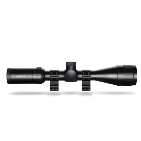 Прицел Hawke Fast Mount 3-9x40 AO, Mil Dot, с креплением Weaver