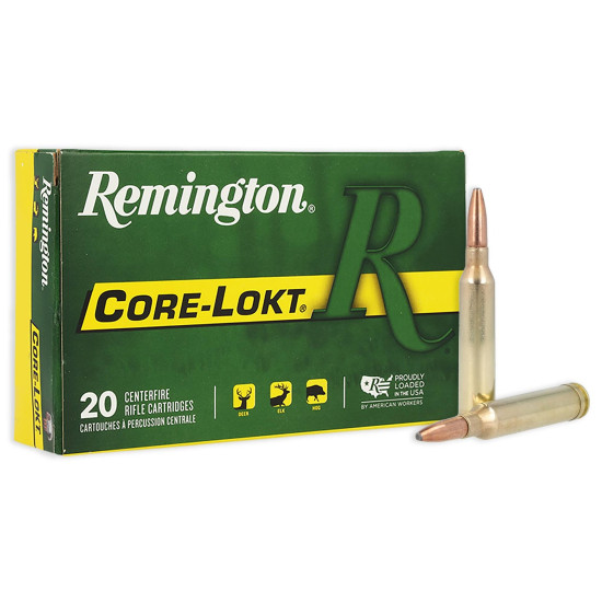 Набій нарізний Remington 7mm Rem Mag, куля Core-Lokt PSP, 9,1 г