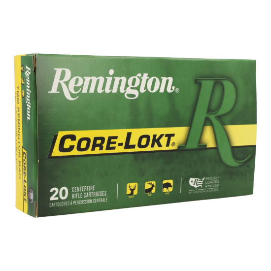 Набій нарізний Remington 7mm Rem Mag, куля Core-Lokt PSP, 9,1 г