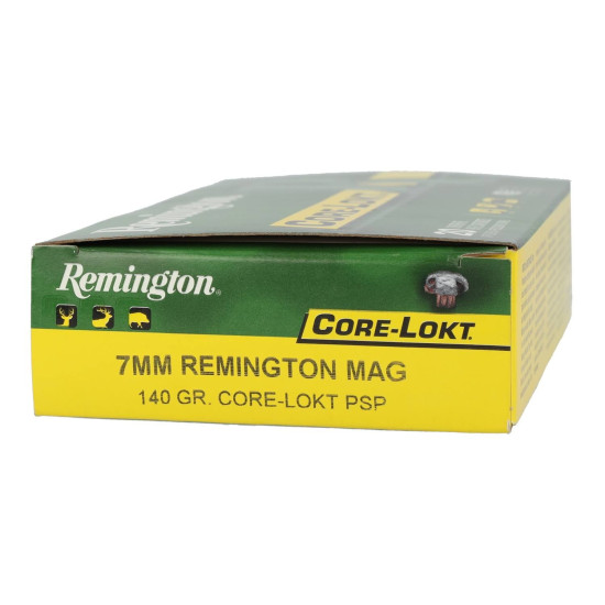 Набій нарізний Remington 7mm Rem Mag, куля Core-Lokt PSP, 9,1 г
