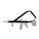 Ремень тактический трёхточечный DANAPER Silent Sling Black