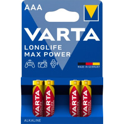 Батарейка щелочная AAA/LR03 VARTA Longlife Max Power