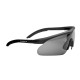 Очки баллистические Swiss Eye Raptor New, 3 сменные линзы, с кейсом, чёрные