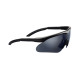 Очки баллистические Swiss Eye Raptor New, 3 сменные линзы, с кейсом, чёрные